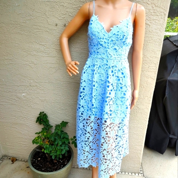 Aster the label blue cotton dress - Picture 4 of 12